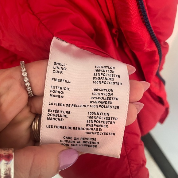 Tommy Hilfiger lightweight puffer jacket in red Size XL - Picture 8 of 8